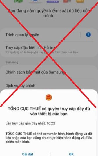 Cục thuế TP. Hồ Chí Minh cảnh báo chiêu thức lừa tiền bằng cài đặt ứng dụng
